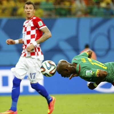 Die besten Bilder von Kamerun vs. Kroatien