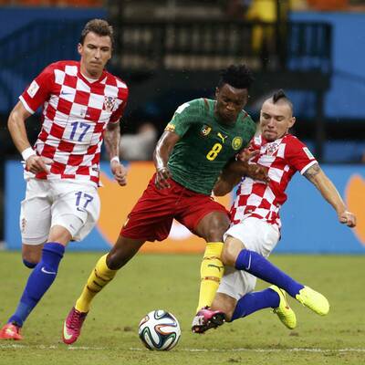 Die besten Bilder von Kamerun vs. Kroatien
