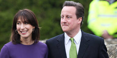 Briten-Premier Cameron erneut Vater