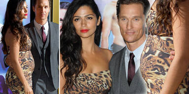 Matthew McConaughey &  Camila Alves freuen sich auf drittes Kind