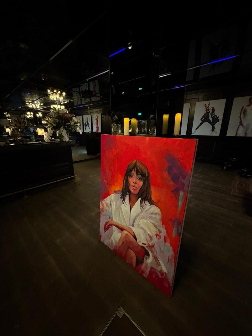 Ivan Katalinic malte ein Portrait für Naomi Campbell. 