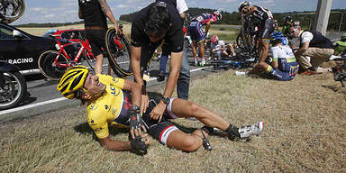 Brutaler Massensturz auf 3. Etappe