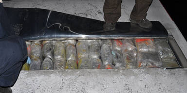 Halbe Tonne Haschisch im Camping-Bus