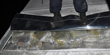 Halbe Tonne Haschisch im Camping-Bus