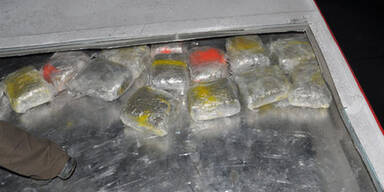 Halbe Tonne Haschisch im Camping-Bus