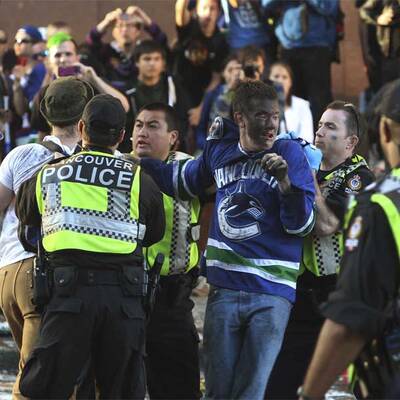 Vancouver-Fans rasten aus