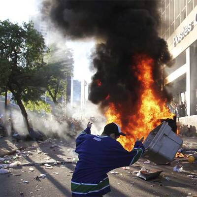 Vancouver-Fans rasten aus