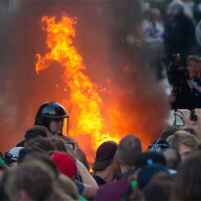 Vancouver-Fans rasten aus