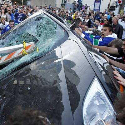 Vancouver-Fans rasten aus
