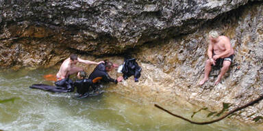 Feuerwehr rettete Canyoning-Sportler