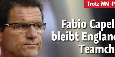 Capello bleibt englischer Teamchef