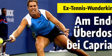 Überdosis: Jennifer Capriati im Spital