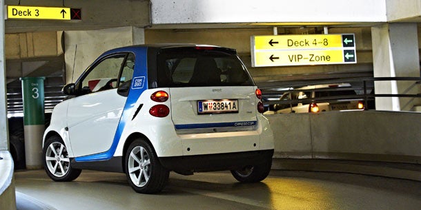 car2go reicht jetzt bis zum Flughafen Wien
