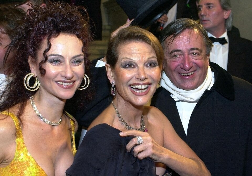 Christine Lugner, Richard Lugner und Film-Diva Claudia Cardinale