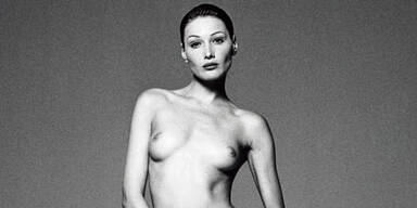 Nackte Carla Bruni kommt nach Wien