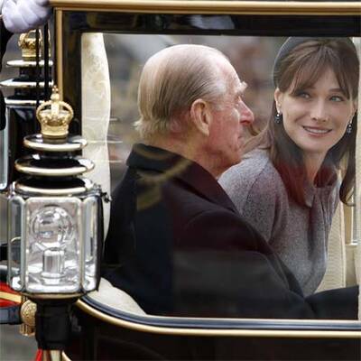 Sarkozy's zu Besuch in London