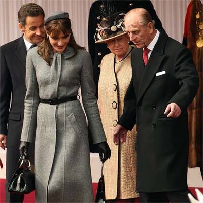 Sarkozy's zu Besuch in London