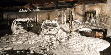 Carport Langenlois Feuer