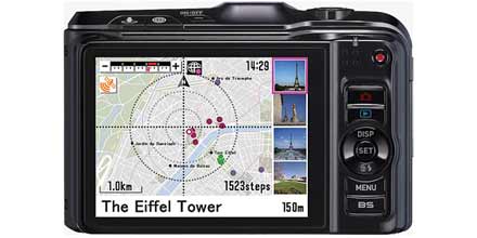 Erste Digitalkamera mit Hybrid-GPS System