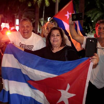 Exil-Kubaner feiern Fidel Castros Tod