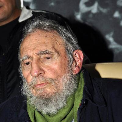 Zusammen mit seiner Frau Dalia Soto besuchte er eine Kulturveranstaltung in Kubas Hauptstadt.