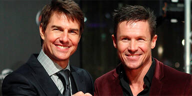 Tom Cruise und Felix Baumgartner