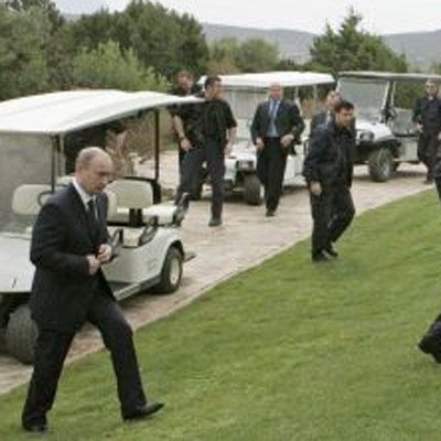 Spaniens Ex-Regierungschef Aznar zu Besuch. (2003)