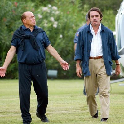 Spaniens Ex-Regierungschef Aznar zu Besuch. (2003)