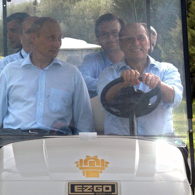 Spaniens Ex-Regierungschef Aznar zu Besuch. (2003)