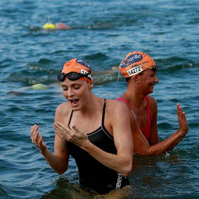 Charlene Wittstock als Badenixe