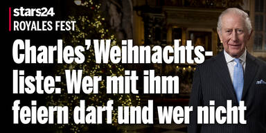 Charles’ Weihnachtsliste: Wer mit ihm feiern darf und wer nicht