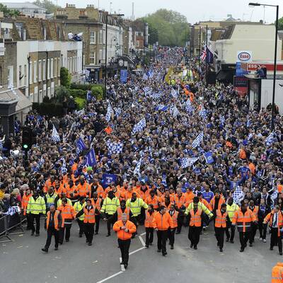 Chelseas Triumphzug durch London