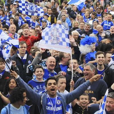 Chelseas Triumphzug durch London