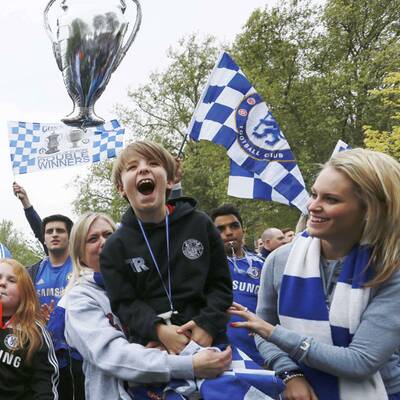 Chelseas Triumphzug durch London