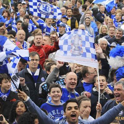 Chelseas Triumphzug durch London