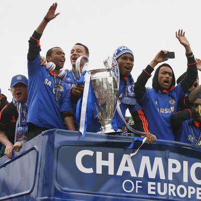 Chelseas Triumphzug durch London