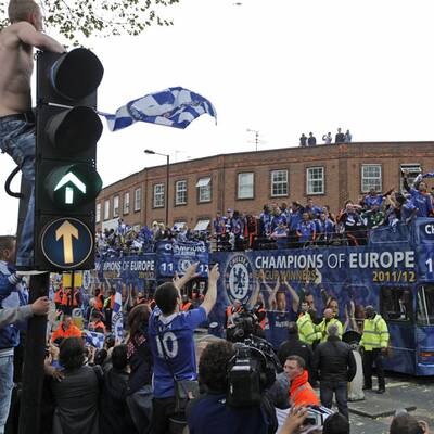 Chelseas Triumphzug durch London