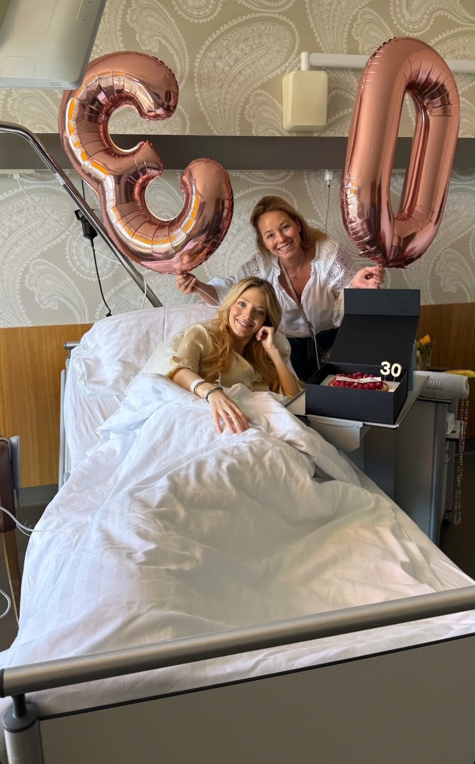 Chiara Pisati feiert ihren 30. Geburtstag in der Klinik. 