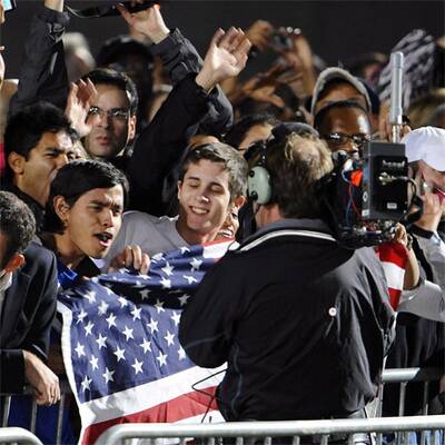 Obama-Fans feiern in Chicago