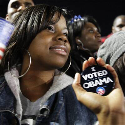 Obama-Fans feiern in Chicago
