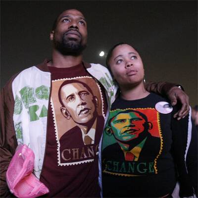 Obama-Fans feiern in Chicago