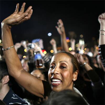 Obama-Fans feiern in Chicago