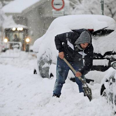 Schneechaos in Italien