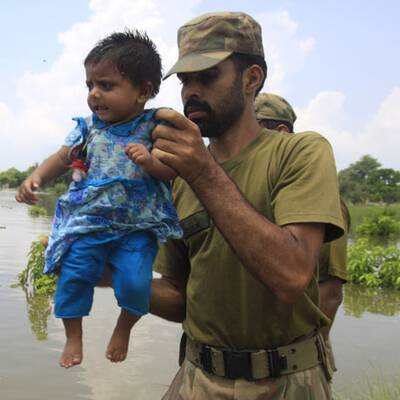 Flutkatastrophe in Pakistan