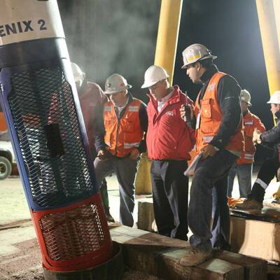 Die Rettung der verschütteten Kumpel