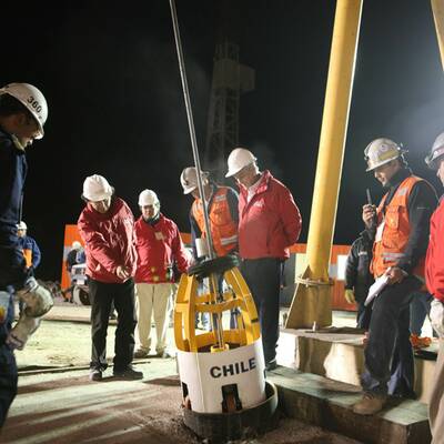 Die Rettung der verschütteten Kumpel