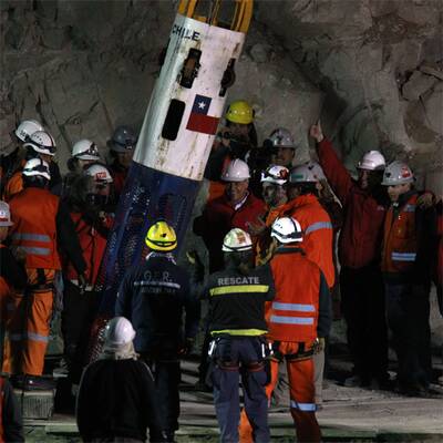 Die Rettung der verschütteten Kumpel