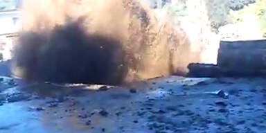 Chile: Rohrbruch erzeugt künstliche Flut