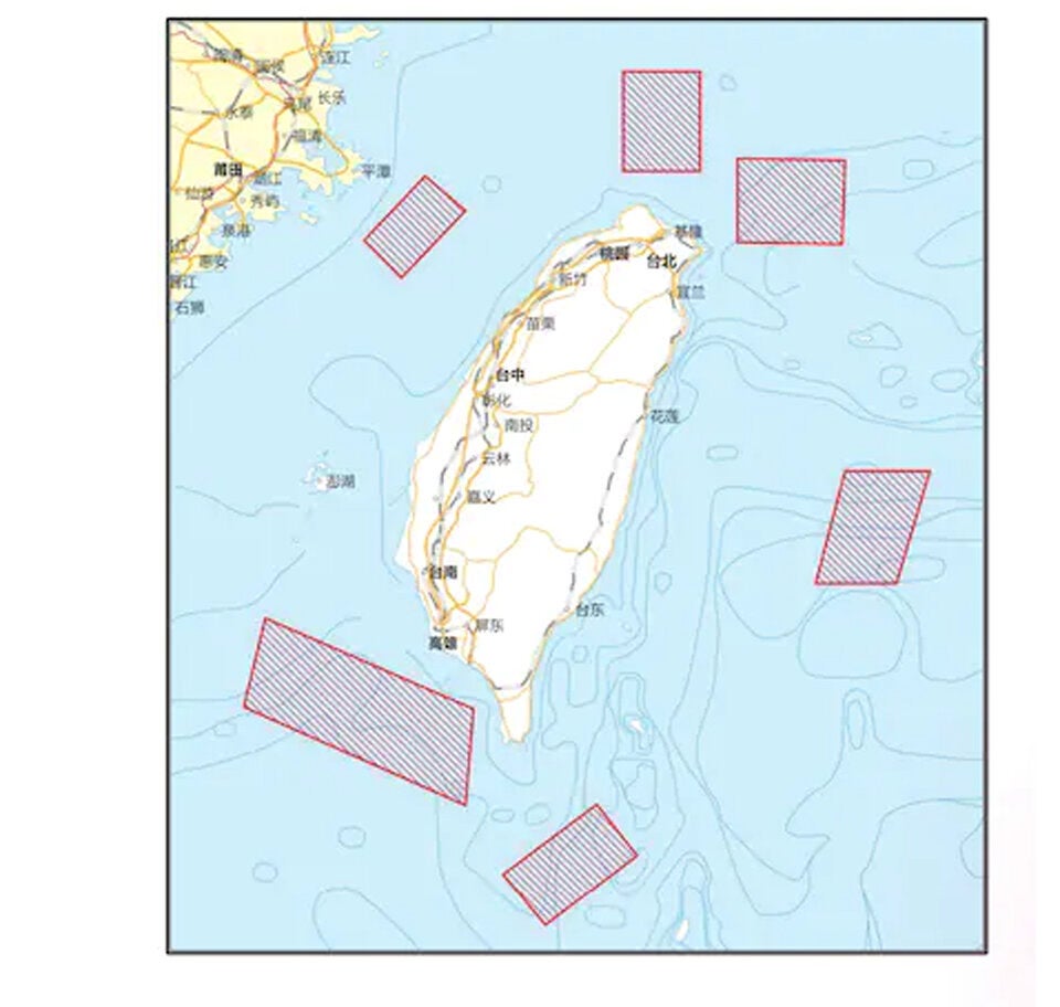 China will Taiwan von allen Seiten einkesseln