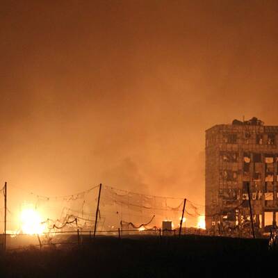 Gewaltige Explosion in China